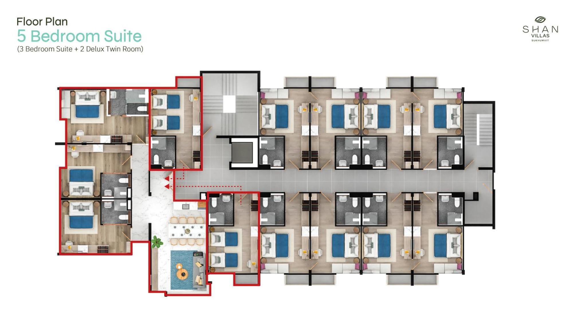 Shan Villas Sukhumvit Bangkok Kültér fotó